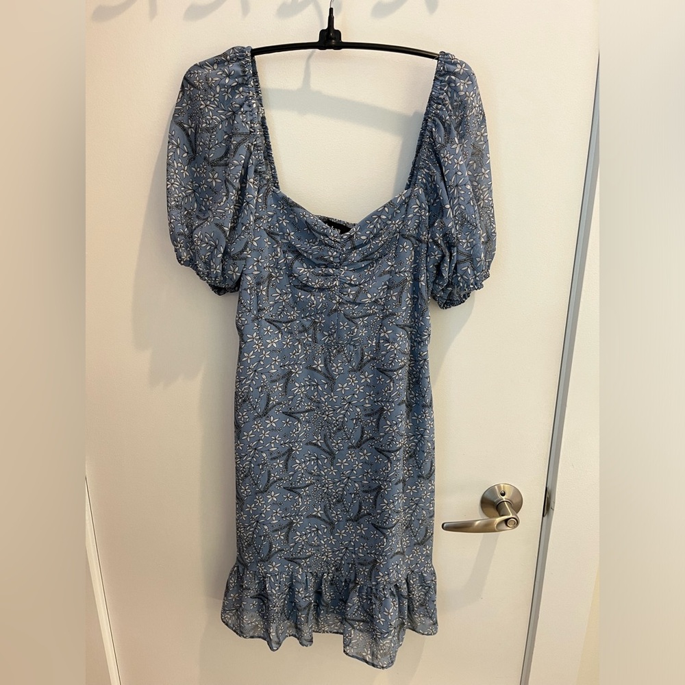 Blue Floral Dress